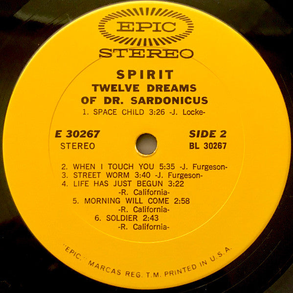 Spirit (8) : Twelve Dreams Of Dr. Sardonicus (LP,Album,Stereo)