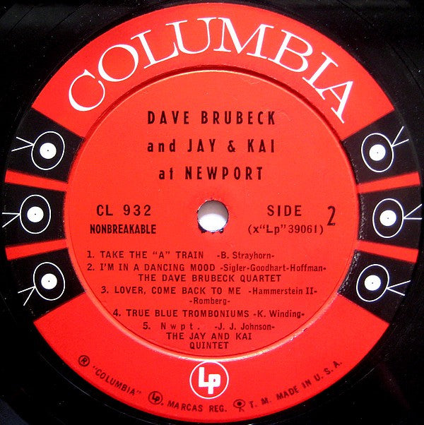 Dave Brubeck And J.J. Johnson & Kai Winding : At Newport (LP,Mono)
