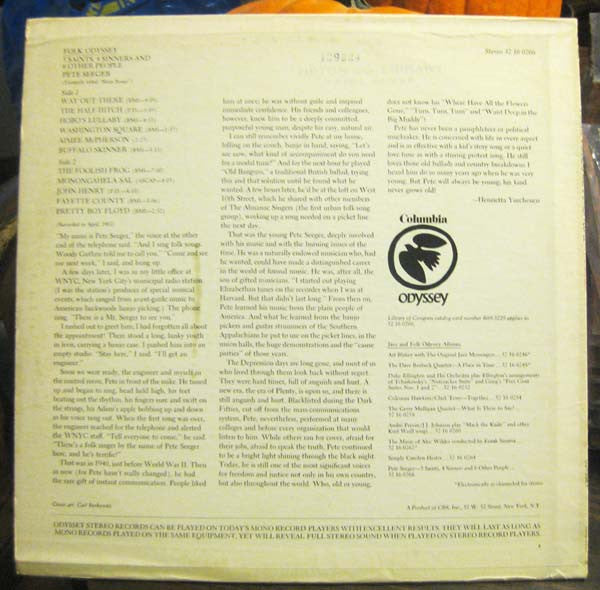 Pete Seeger : 3 Saints, 4 Sinners And 6 Other People (LP,Album,Reissue)