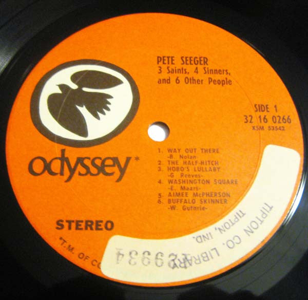 Pete Seeger : 3 Saints, 4 Sinners And 6 Other People (LP,Album,Reissue)