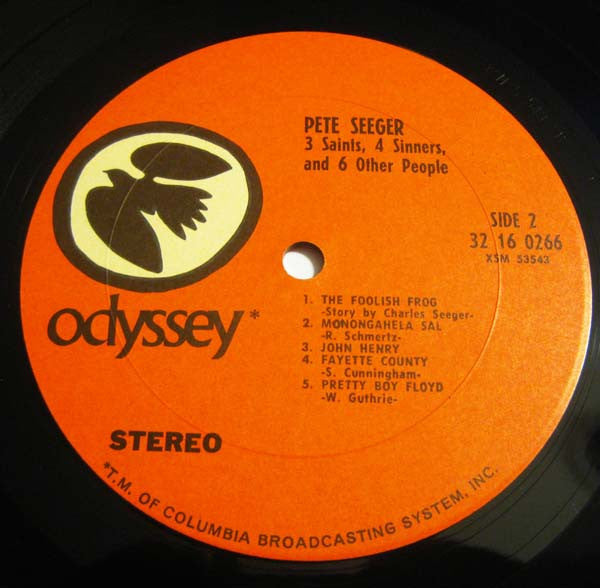 Pete Seeger : 3 Saints, 4 Sinners And 6 Other People (LP,Album,Reissue)