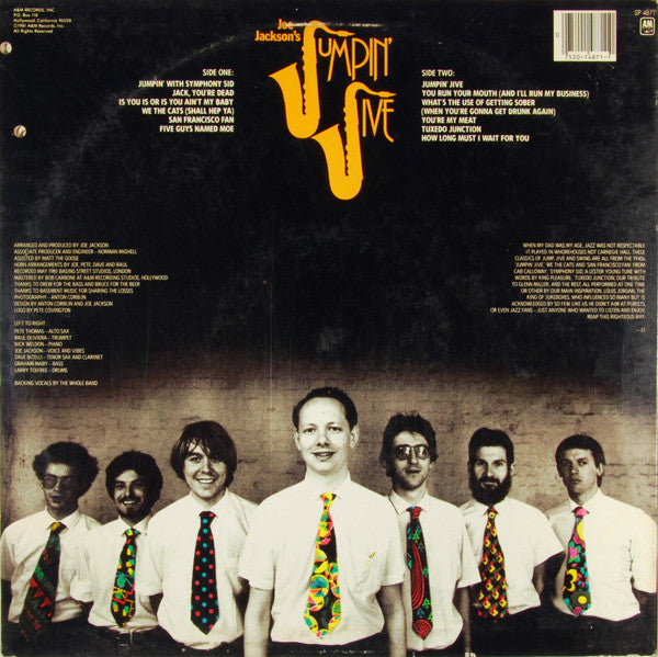 Joe Jackson : Joe Jackson's Jumpin' Jive (LP,Album)