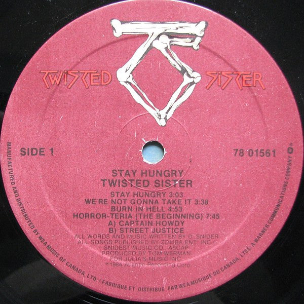 Twisted Sister : Stay Hungry (LP,Album)