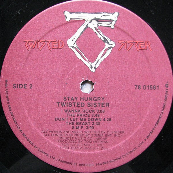 Twisted Sister : Stay Hungry (LP,Album)