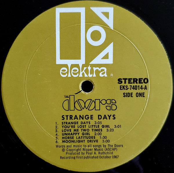 Doors, The : Strange Days (LP,Album,Stereo)