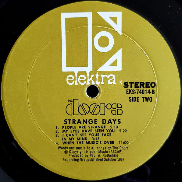 Doors, The : Strange Days (LP,Album,Stereo)