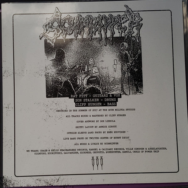 Scumripper : All Veins Blazing (LP,45 RPM,Album)