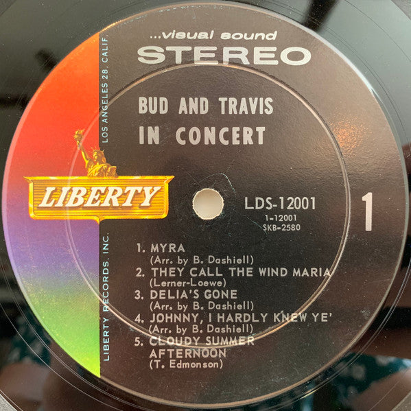 Bud And Travis : Bud And Travis ... In Concert (LP,Album,Stereo)