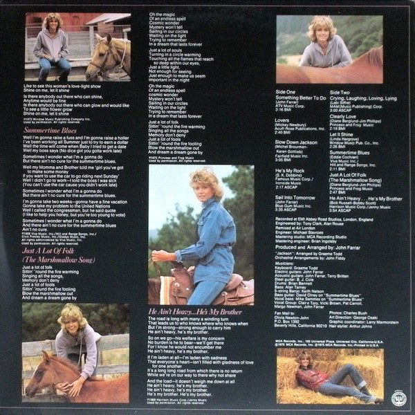 Olivia Newton-John : Clearly Love (LP)