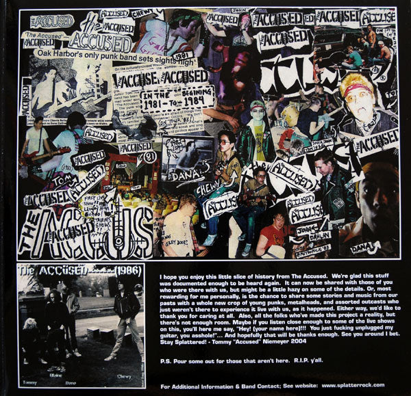 Accüsed, The : The Archive Tapes 1981-1986 (LP,Compilation,Limited Edition)