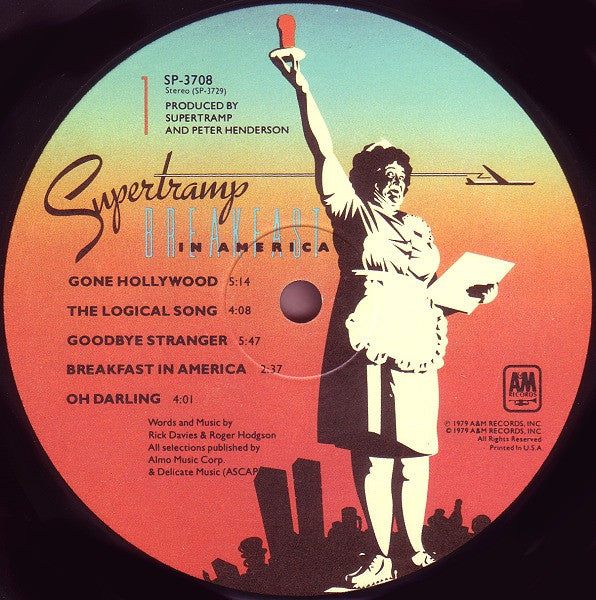 Supertramp : Breakfast In America (LP,Album,Stereo)