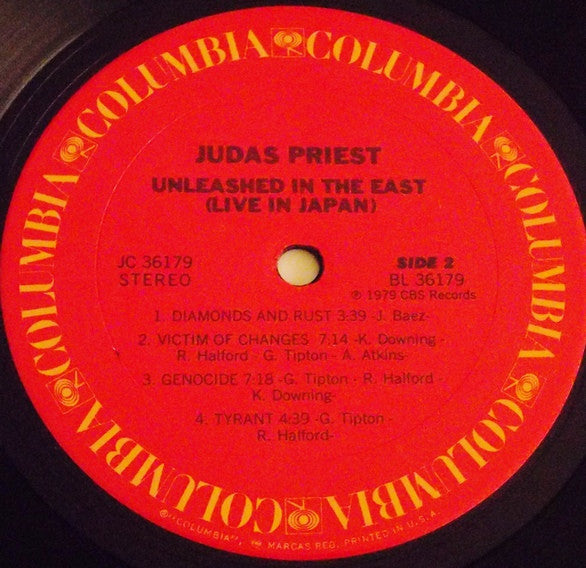 Judas Priest : Unleashed In The East (Live In Japan) (LP,Album)