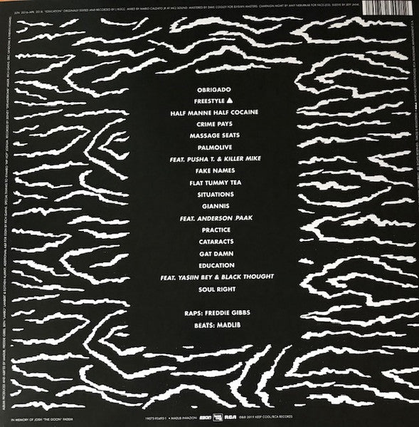 Freddie Gibbs & Madlib : Bandana (LP,Album)