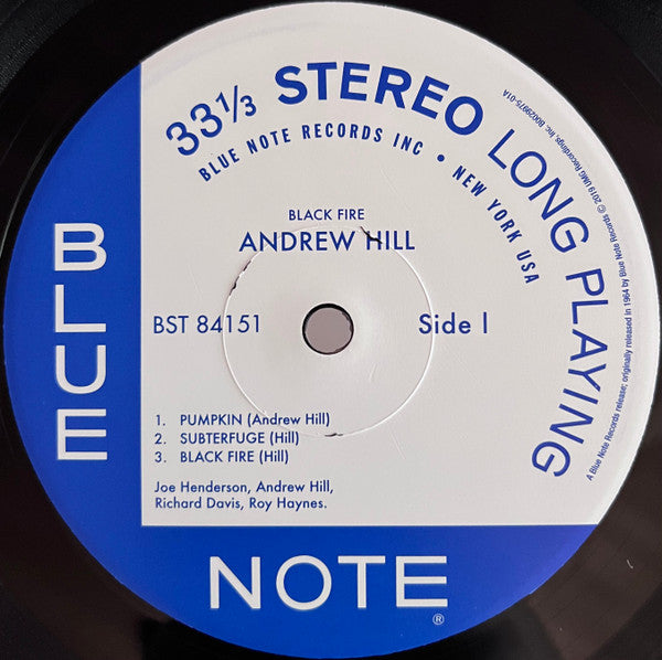 Andrew Hill : Black Fire (LP,Album,Reissue,Stereo)