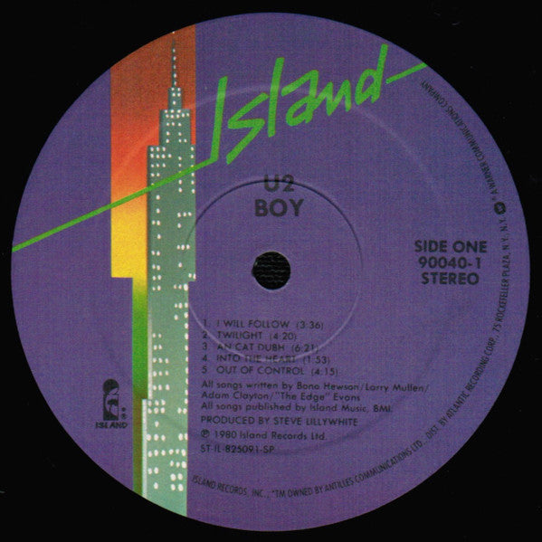 U2 : Boy (LP,Album,Reissue,Stereo)