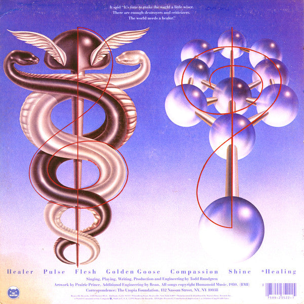 Todd Rundgren : Healing (LP,Album)