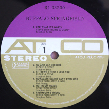 Buffalo Springfield : Buffalo Springfield (LP,Album,Limited Edition,Reissue,Remastered,Stereo)
