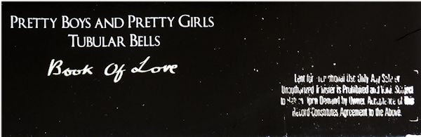 Book Of Love : Pretty Boys And Pretty Girls / Tubular Bells (12",Maxi-Single,33 ⅓ RPM)