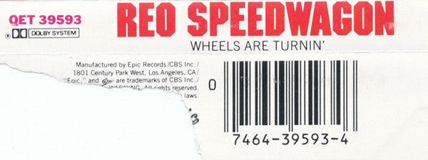 REO Speedwagon : Wheels Are Turnin' (Album)