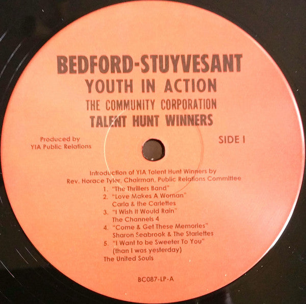 Various : Bedford-Stuyvesant Youth In Action Community Corporation Talent Hunt Winners (LP,Album)