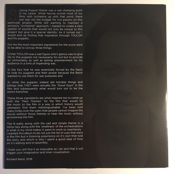 Richard Band : Puppet Master (LP,Album)