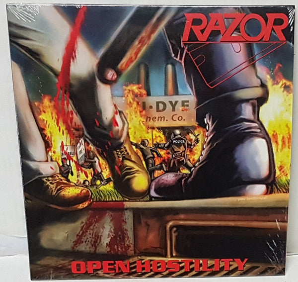 Razor (2) : Open Hostility (LP,Album,Limited Edition,Repress)