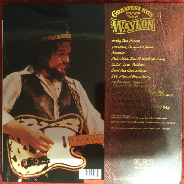 Waylon Jennings : Greatest Hits (LP,Compilation,Reissue)