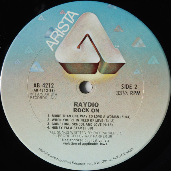 Raydio : Rock On (LP,Album,Stereo)