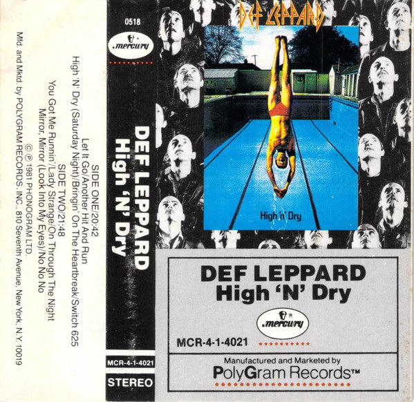 Def Leppard : High 'N' Dry (Album,Club Edition)