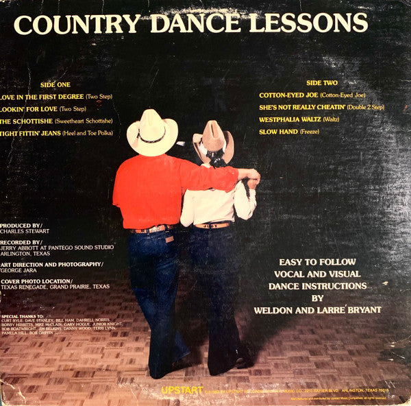 Weldon And Larré Bryant : Country Dance Lessons (LP,Stereo)