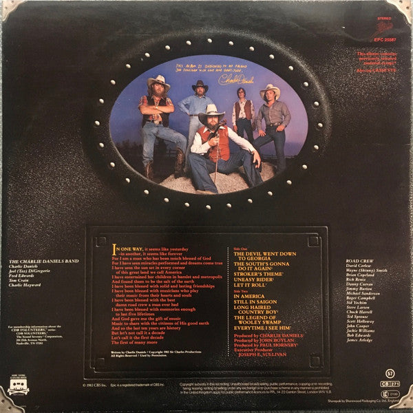 Charlie Daniels Band, The : A Decade Of Hits (LP,Compilation)
