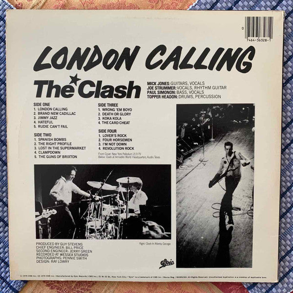 Clash, The : London Calling (LP,Album,Stereo)