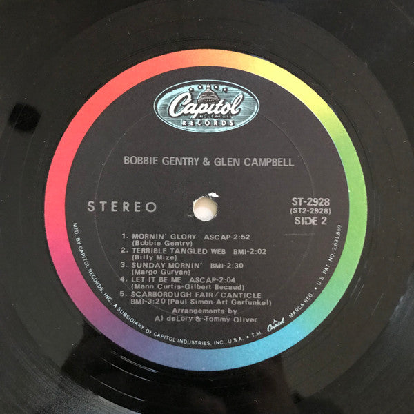 Bobbie Gentry And Glen Campbell : Bobbie Gentry And Glen Campbell (LP,Album,Stereo)