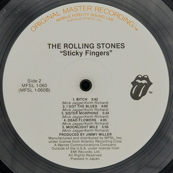 Rolling Stones, The : Sticky Fingers (LP,Album,Limited Edition,Reissue,Remastered,Stereo)