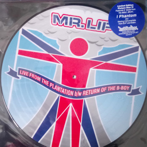 Mr. Lif : Live From The Plantation / Return Of The B-Boy (12",Picture Disc,Limited Edition)