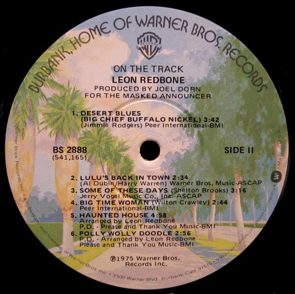 Leon Redbone : On The Track (LP,Album)