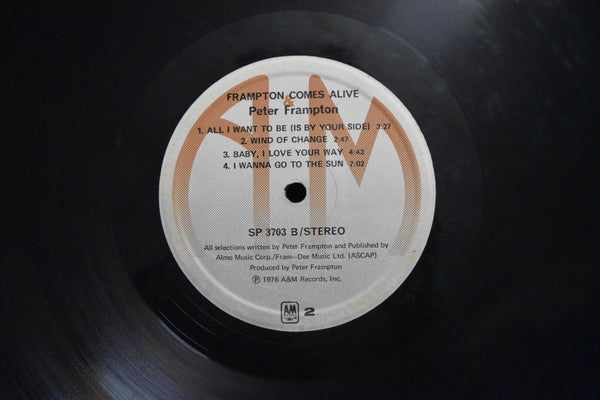 Peter Frampton : Frampton Comes Alive! (LP,Album,Stereo)