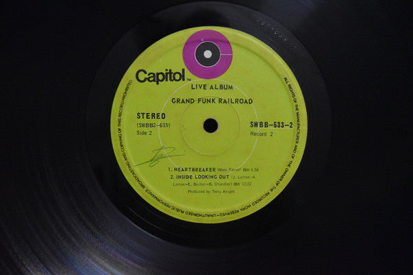 Grand Funk Railroad : Live Album (LP,Album,Stereo)