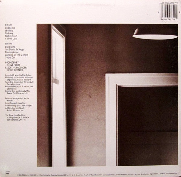 Steve Perry : Street Talk (LP,Album,Stereo)