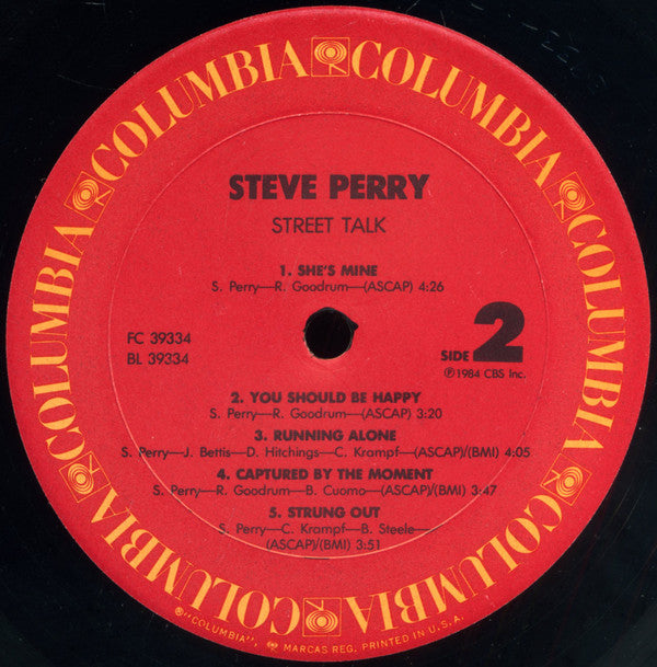 Steve Perry : Street Talk (LP,Album)