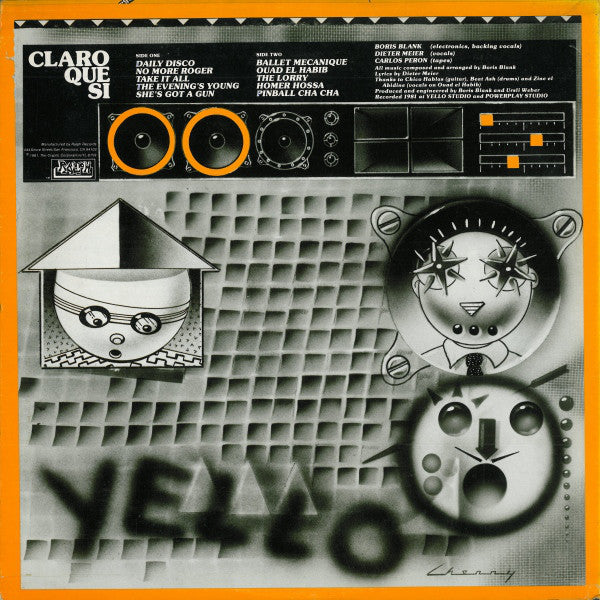 Yello : Claro Que Si (LP,Album)