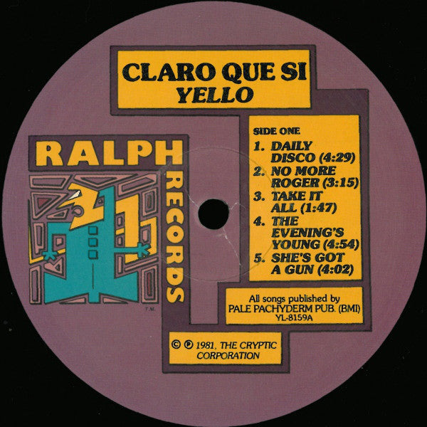 Yello : Claro Que Si (LP,Album)