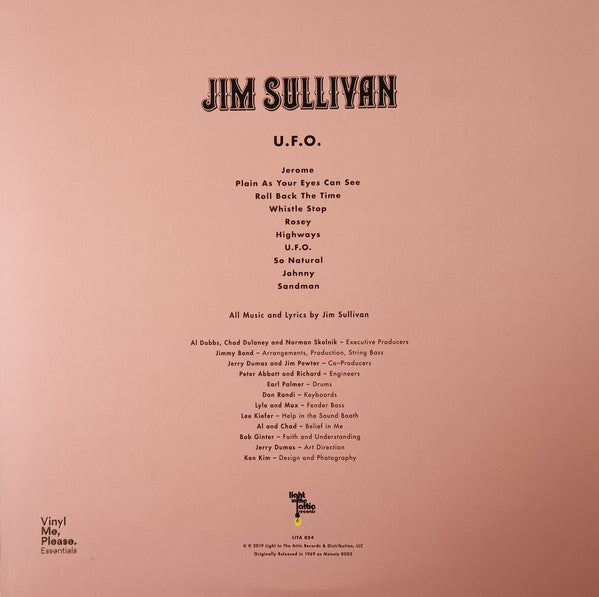 Jim Sullivan (3) : U.F.O. (LP,Album,Club Edition,Reissue,Remastered)