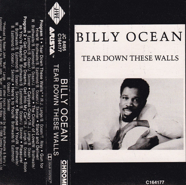 Billy Ocean : Tear Down These Walls (Album,Club Edition)