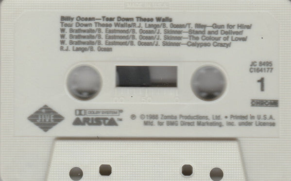 Billy Ocean : Tear Down These Walls (Album,Club Edition)