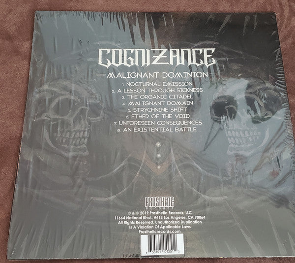 Cognizance : Malignant Dominion (12",45 RPM,Album,Limited Edition)