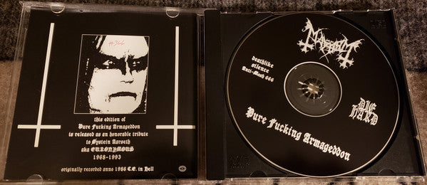 Mayhem : Pure Fucking Armageddon (Limited Edition,Reissue,Unofficial Release)