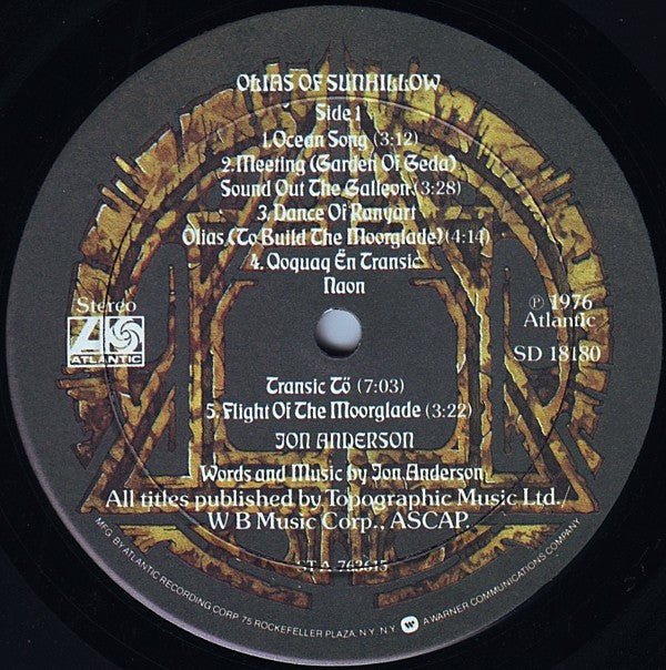 Jon Anderson : Olias Of Sunhillow (LP,Album)
