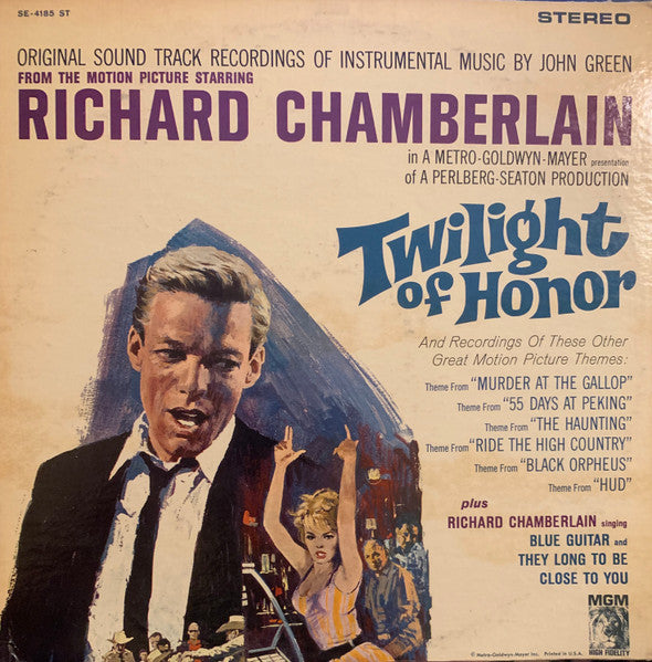 Johnny Green / Richard Chamberlain / Various : Twilight Of Honor (LP,Album,Stereo)