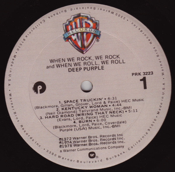 Deep Purple : When We Rock, We Rock And When We Roll, We Roll (LP,Compilation)